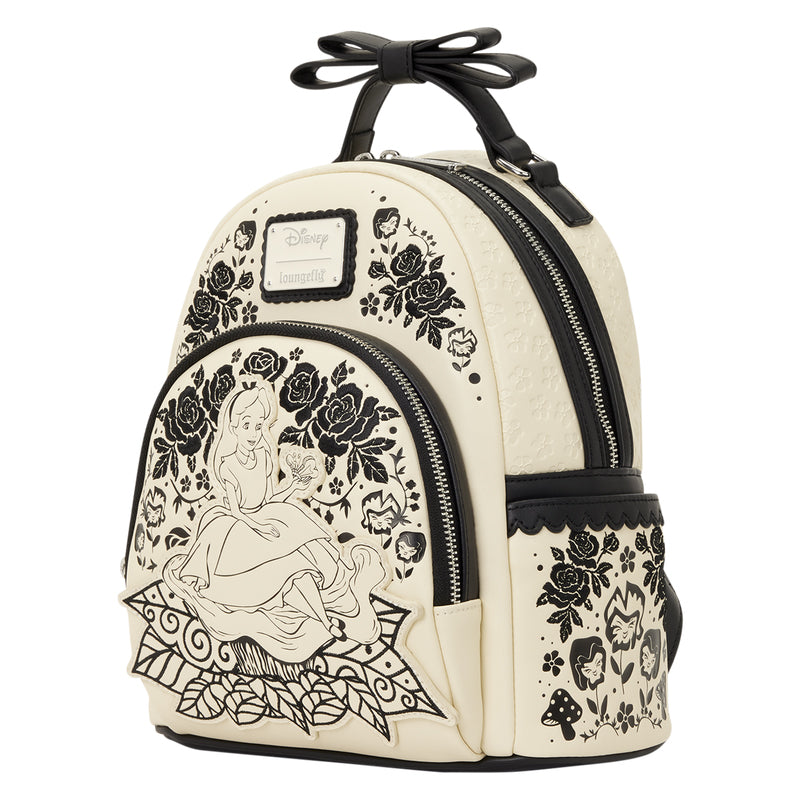 Disney Loungefly Mini Sac A Dos Alice In Wonderland Embroidered Floral