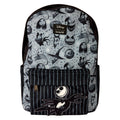 Disney Loungefly Sac A Dos Nylon Full Size Nightmare Before Christmas Nbx