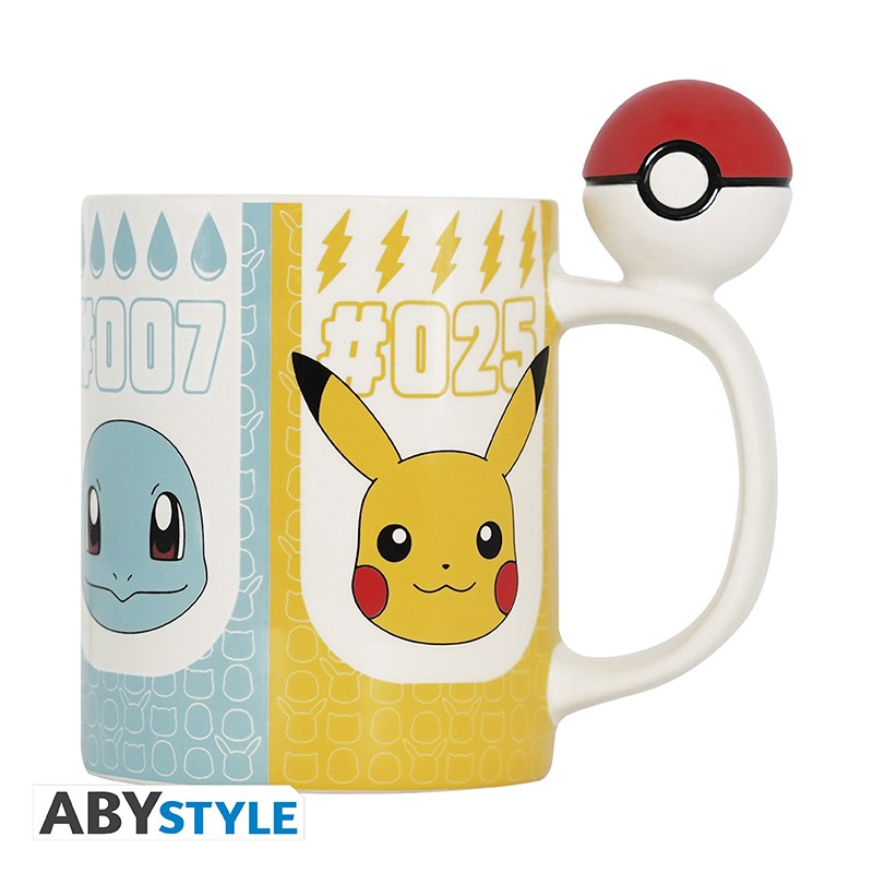 POKEMON - Mug 3D anse - Pokéball x2 DT